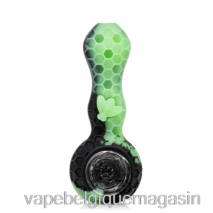 Vape Jetable Stratus Bee Cuillère En Silicone Noir / Uv Slime (noir / Uv Vert)